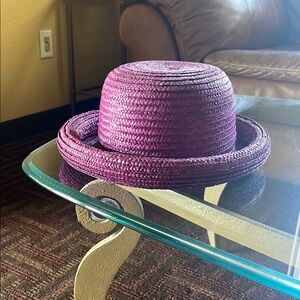 Purple Classic Woven Hat